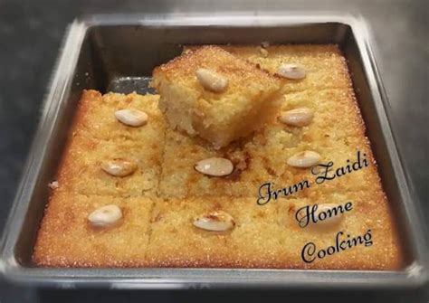 How To Prepare Favorite Basbousa Semolina Cake Restaurant Recipe