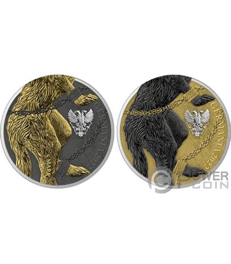 Fenrir Geminus Wolf Set X Oz Silver Coins Mark Germania