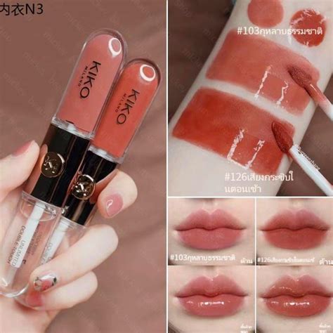 ☬คิโกะ มิลาโน Kiko Milano Unlimited Double Touch ลิปทินท์ ลิปสติกเนื้อแ