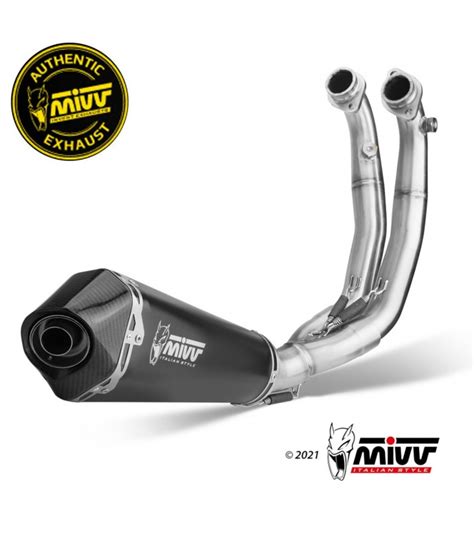 Scarico Completo Mivv Aprilia Rs Terminale Moto Delta Race Inox Nero