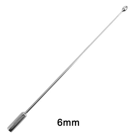 6 12mm Metal Stick Urethral Sounding Sex Toys For Men Penis Plug