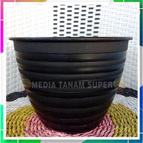 Jual Pot Tawon Cm Hitam Pot Motif Madu Cm Hitam Premium A