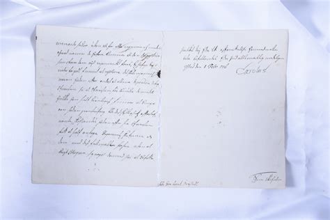 DUKUMENT Karl XII signerat Böcker Kartor Handskrifter Auctionet