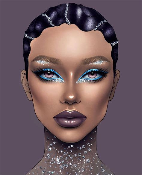 Sergey Milk On Instagram “artist Milk1422 👑 💙💎 Facechart