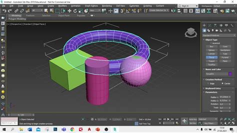 3D Max 1 Ders Arayüz Tanıtımı Seçim Araçları File Menüsü Move