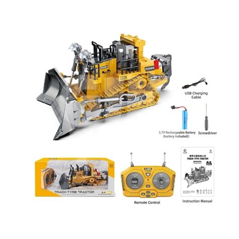 Bulldozer Juguete A Control Remoto Caterpillar Aplanadora Giktoys