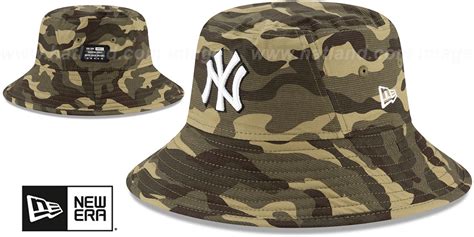 New York Yankees 2021 ARMED FORCES STARS N STRIPES BUCKET Hat