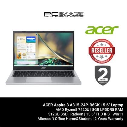 Acer Aspire A P R Gk Laptop Pure Silver Pc Image