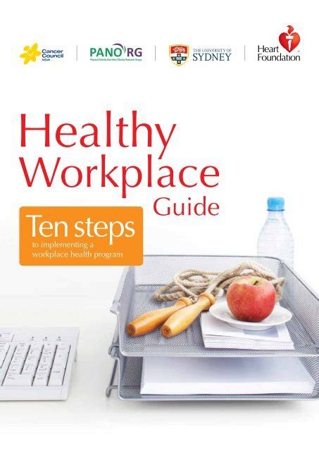 Healthy Workplace Guide Ten Steps National Heart Foundation