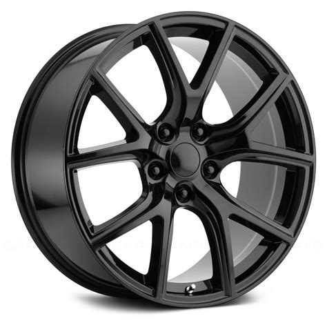 Performance Replicas PR181 Gloss Black PowerHouse Wheels Tires