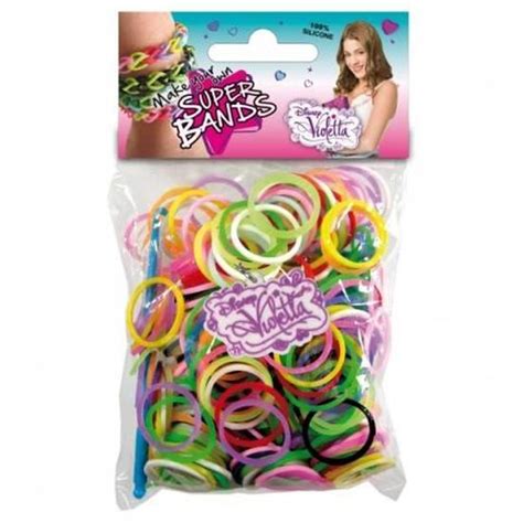 VIOLETTA SET LOISIRS CRÉATIFS 200 ÉLASTIQUES BANDS Cdiscount Jeux