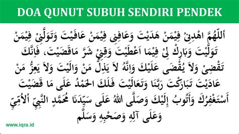 doa qunut subuh pdf download Doa qunut subuh pdf - Islam Pedia