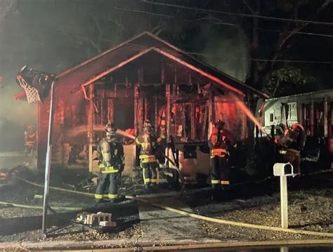 Clearwater Fire And Rescue Battle Early Morning House Fire