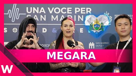 Megara 11 11 Interview Una Voce Per San Marino 2024 YouTube