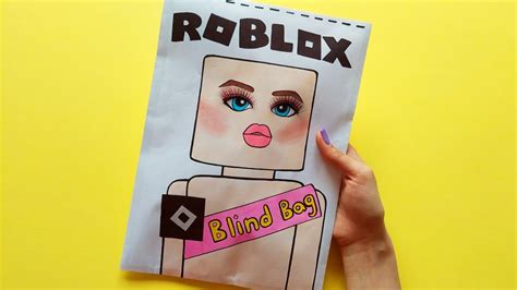 Roblox Baddie Outfit Blind Bag Paper 💅 Asmr 💖 Satisfying Opening Blind Bag Neken Dana Youtube