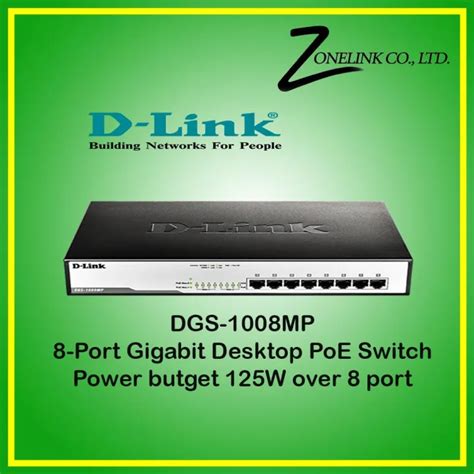 D Link 8 Port PoE Desktop Switch DGS 1008MP Lazada Co Th