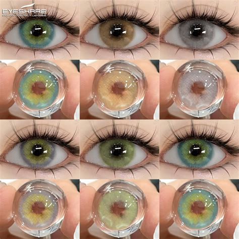 Lentes De Contacto De La Serie AMARA AURORA Con 6 Colores De Maquillaje