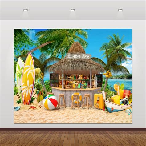 Amazon Beach Backdrop X Ft Summer Tropical Hawaiian Aloha Luau