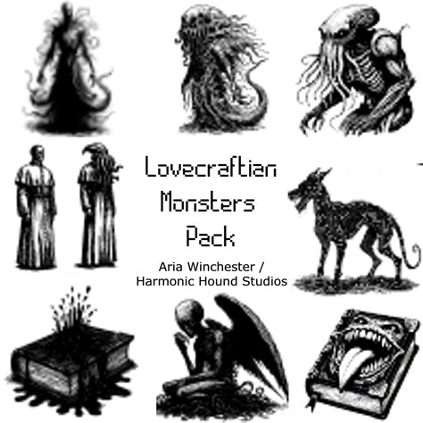 Lovecraftian Monsters Pack By Aria Winchester