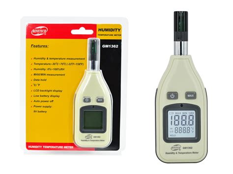 Humidity And Temperature Meter Digital Hygrometer Thermometer Gm9