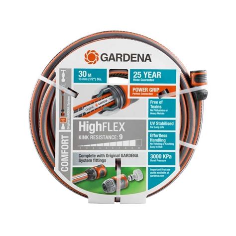 Gardena Comfort Highflex Garden Hose Dural Irrigation