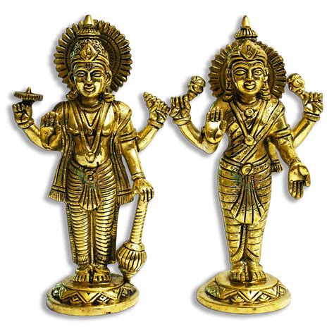 Buy VRINDAVANBAZAAR Astadhatu 8 Metals Made Shri Lakshmi Nararayn