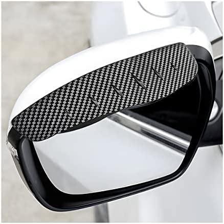 Amazon Pcs Car Rear View Side Mirror Rain Visor Guard Carbon