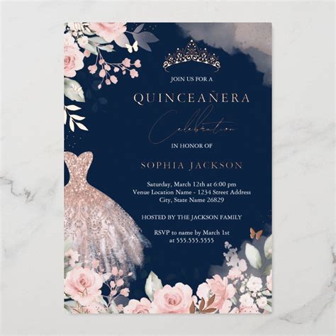 Black Floral Gold Accent Elegant Quinceanera Artofit