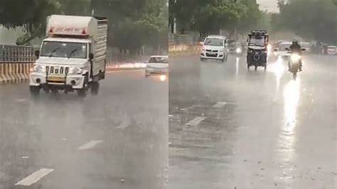 Heavy Rain Lashes Delhi Ncr Weather Office Predicts More Showers