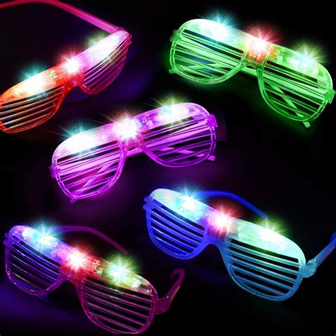 Buy Pack Led Glasses Light Up Party Glasses Glow In The Dark