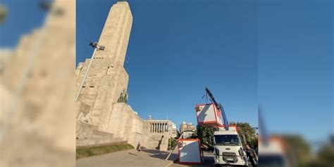 Fin De La Espera Retoman La Refacci N Del Monumento A La Bandera El