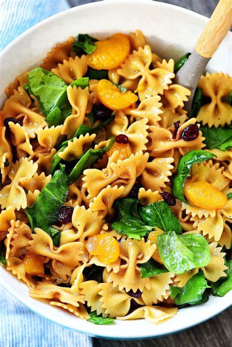 15 Healthy Mandarin Spinach Pasta Salad How To Make Perfect Recipes