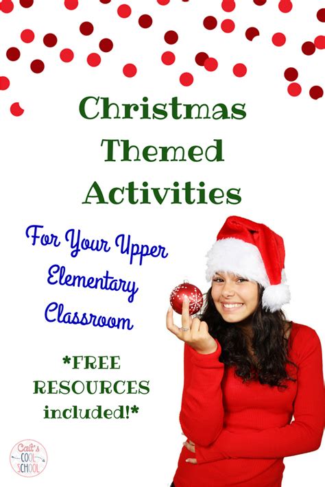 The One With Christmas Activities For Upper Elementary Caits Cool School