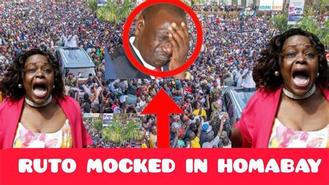 Breaking News Ruto Homabay RALLY FORCED To END Up Abruptly After