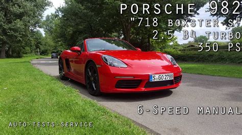 Porsche 718 Boxster S AUTOBAHN POV YouTube