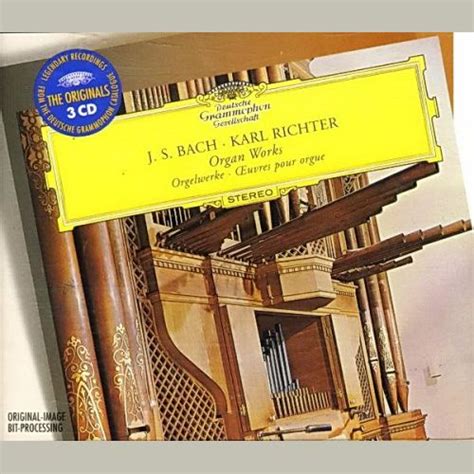 J S Bach Organ Works Cd Karl Richter Mp Buy Full Tracklist