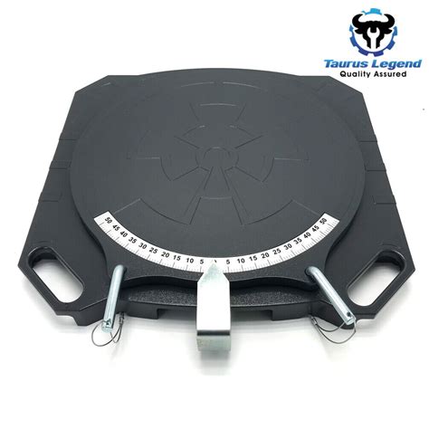 2PC Aluminum Wheel Alignment Turntable Pair 360 Rotating Turn Plate EBay