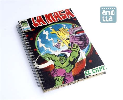 Pin En Libretas Hechas Con Comics Notebooks Made Using Old Comic Pages