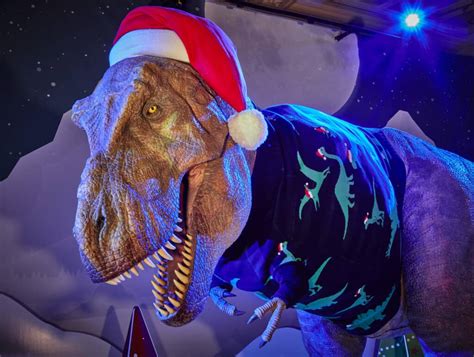 Natural History Museums T Rex Ready For Christmas Blooloop