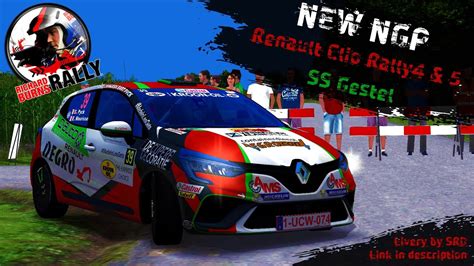 Rbr Gameplay Livery Presentation New Ngp Renault Clio Rally Ss