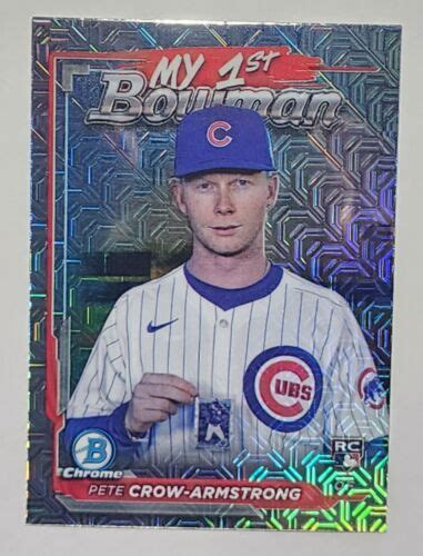 2024 Bowman Chrome PETE CROW ARMSTRONG My First Bowman M1B 14 RC Mega