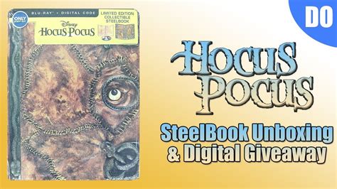 Hocus Pocus 25th Anniversary Blu Ray Steelbook Unboxing And Digital