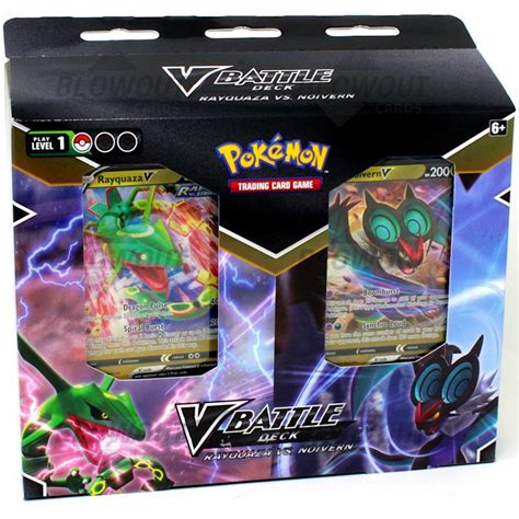 Pokemon V Battle Deck Rayquaza V Vs Noivern V Box