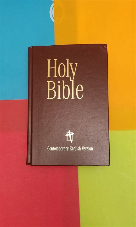 Holy Bible Contemporary English Version Vintage 1995 American Etsy