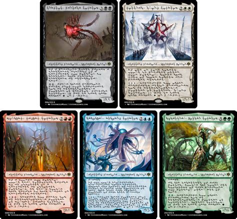 Phyrexian Dominus Set Phyrexian Language Customizedmtg Magic The