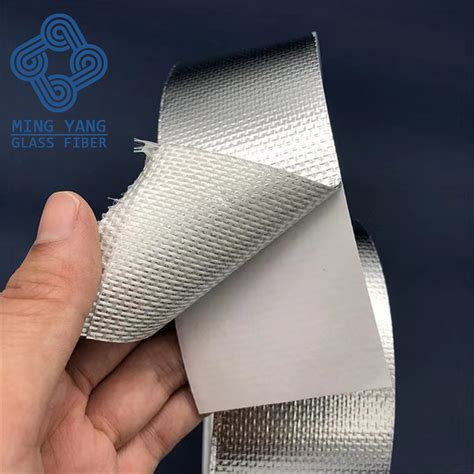 Aluminium Glass Cloth Aluminum HVAC Foil Fiber Fireproof Fiberglass