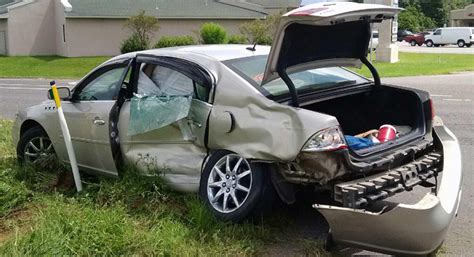 Two Injured In Cantonment Crash