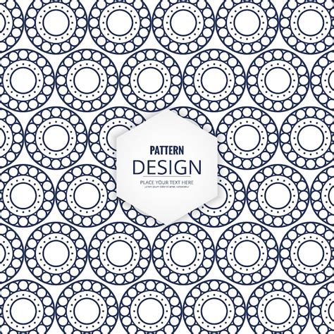 Free Vector Round Geometric Pattern