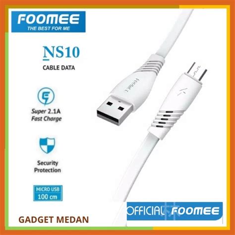 Jual Kabel Data Foomee NS10 NY10 Type C Fast Charging 2 1A Cable Micro