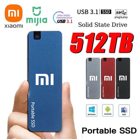 Xiaomi Mijia 1TB Ta Nabilir Orijinal Harici Ssd Y Ksek H Zl Kat Hal S R